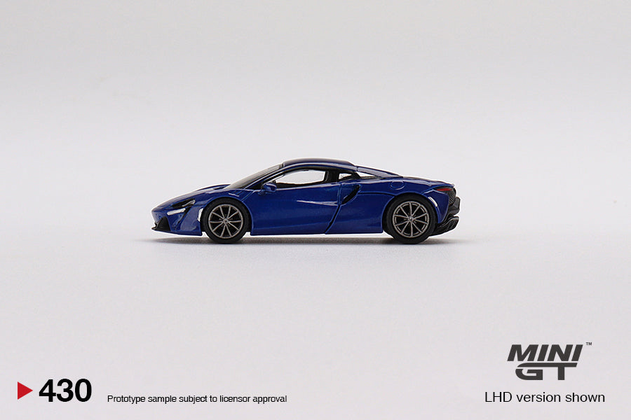 TSM Mini GT 1:64 McLaren Artura Volcano Blue (RHD)