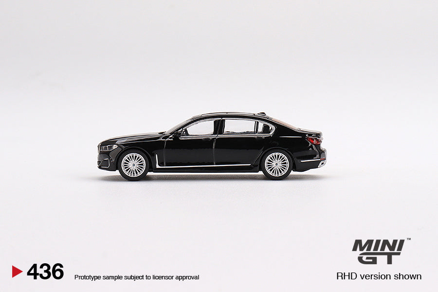 TSM Mini GT 1:64 BMW 750Li xDrive Black Sapphire (RHD)