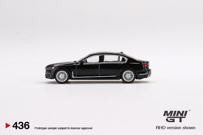 TSM Mini GT 1:64 BMW 750Li xDrive Black Sapphire (RHD)