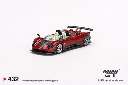 TSM Mini GT 1:64 Pagani Zonda HP Barchetta Rosso Dubai (LHD)