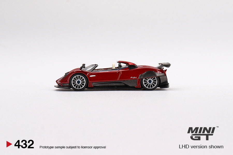 TSM Mini GT 1:64 Pagani Zonda HP Barchetta Rosso Dubai (LHD)