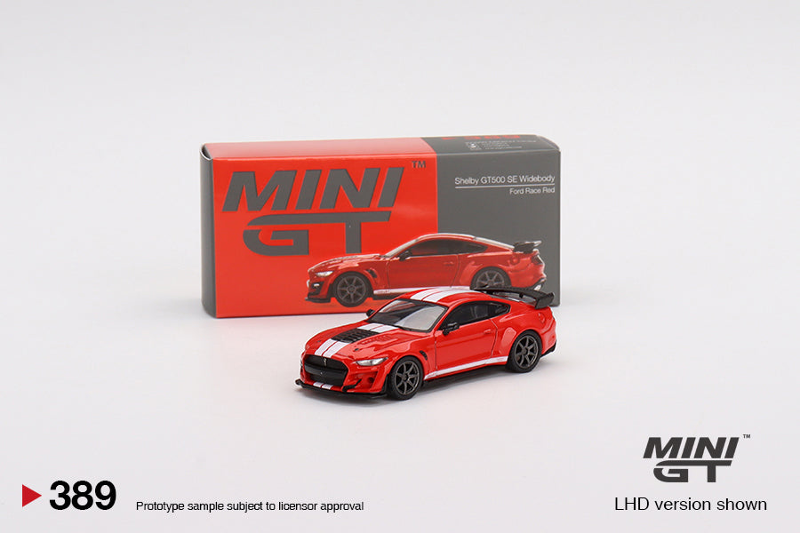 TSM Mini GT 1:64 Mustang Shelby GT500 SE Wideboy Ford Race Red (LHD)