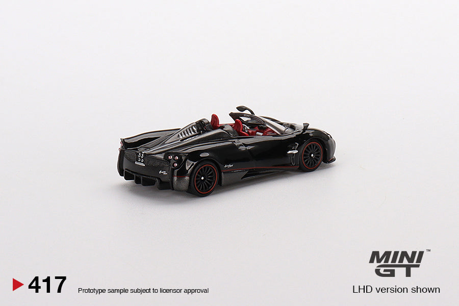 TSM Mini GT 1:64 Pagani Huayra Roadster Black (RHD)