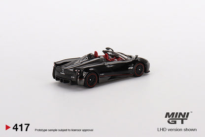 TSM Mini GT 1:64 Pagani Huayra Roadster Black (LHD)