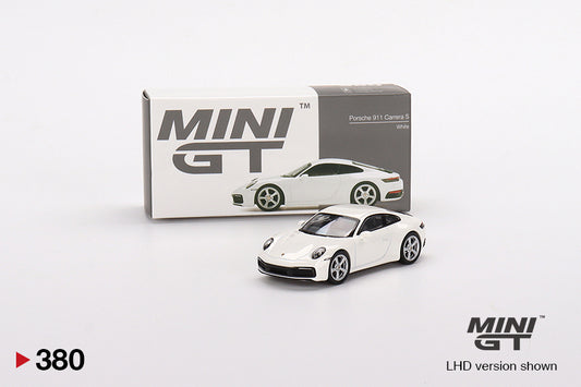 TSM Mini GT 1:64 Porsche 911 (992) Carrera S White (LHD)