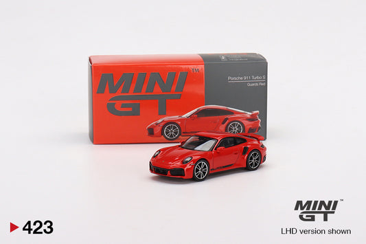 TSM Mini GT 1:64 Porsche 911 Turbo S Guards Red (LHD)