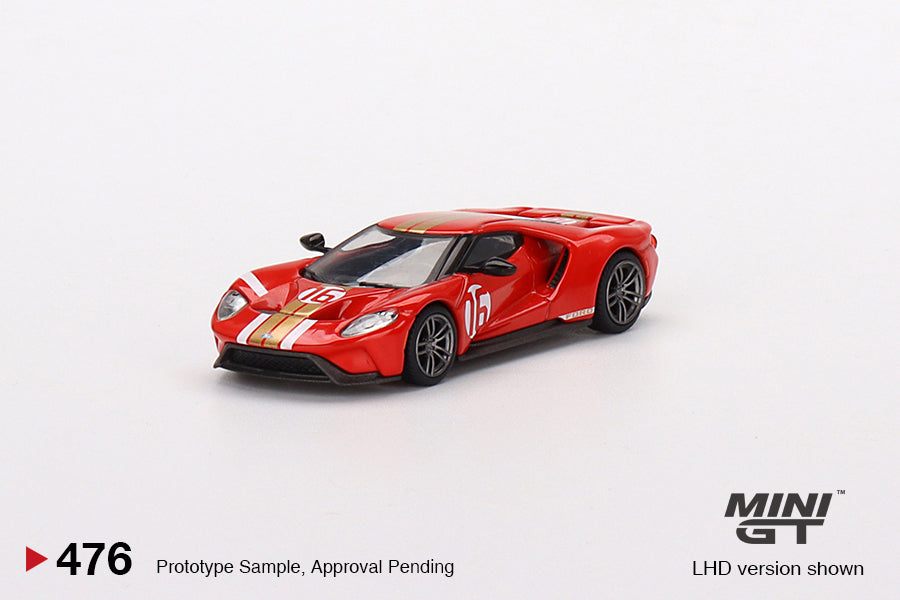 TSM Mini GT 1:64 Ford GT Alan Mann Heritage Edition