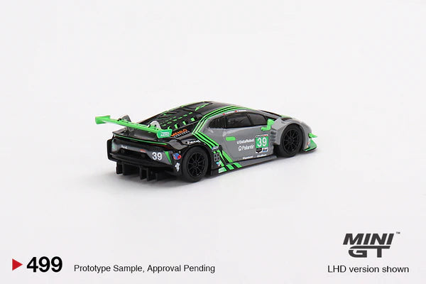 TSM Mini GT 1:64 Lamborghini Huracán GT3 EVO #39 2022 IMSA Road America 2nd Place