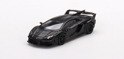 TSM Mini GT 1:64 Lamborghini LB-Silhouette WORKS Aventador GT EVO Matte Black (RHD)