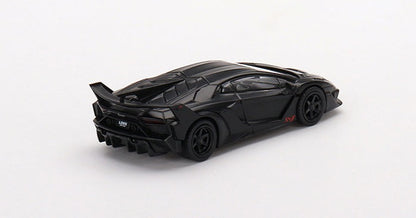 TSM Mini GT 1:64 Lamborghini LB-Silhouette WORKS Aventador GT EVO Matte Black (RHD)