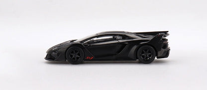 TSM Mini GT 1:64 Lamborghini LB-Silhouette WORKS Aventador GT EVO Matte Black (RHD)