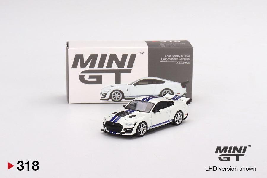 TSM Mini GT 1:64 Ford Shelby GT500 Dragonsnake Concept Oxford White