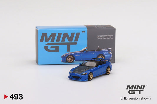 TSM Mini GT 1:64 Honda S2000 (AP2) Mugen Monte Carlo Blue Pearl (RHD)