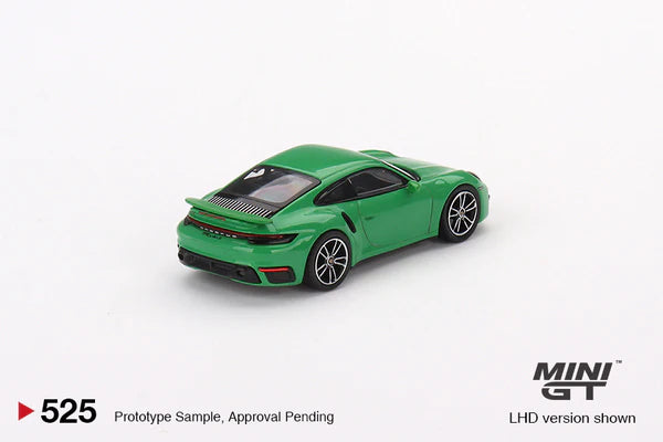 TSM Mini GT 1:64 Porsche 911 Turbo S Python Green (RHD)