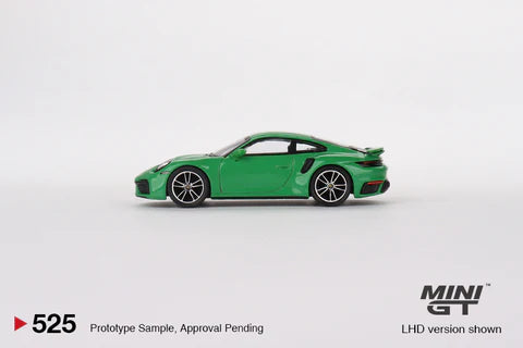 TSM Mini GT 1:64 Porsche 911 Turbo S Python Green (RHD)