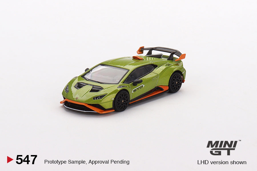 TSM Mini GT 1:64 Lamborghini Huracán STO Verde Citrea (LHD)