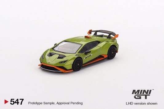 TSM Mini GT 1:64 Lamborghini Huracán STO Verde Citrea (LHD)