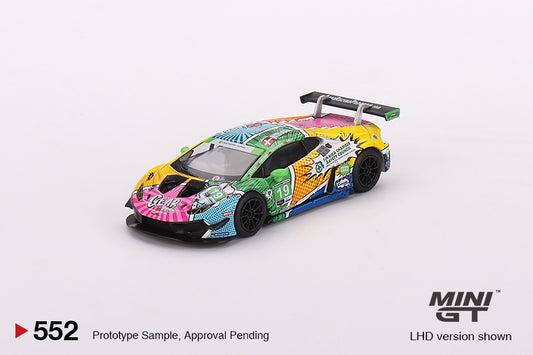 TSM Mini GT 1:64 Lamborghini Huracán GT3 EVO #19 GEAR Racing 2020 IMSA Daytona 24hrs