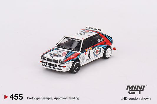 TSM Mini GT 1:64 Lancia Delta HF Integrale Evoluzione 1992 Rally MonteCarlo Winner #4