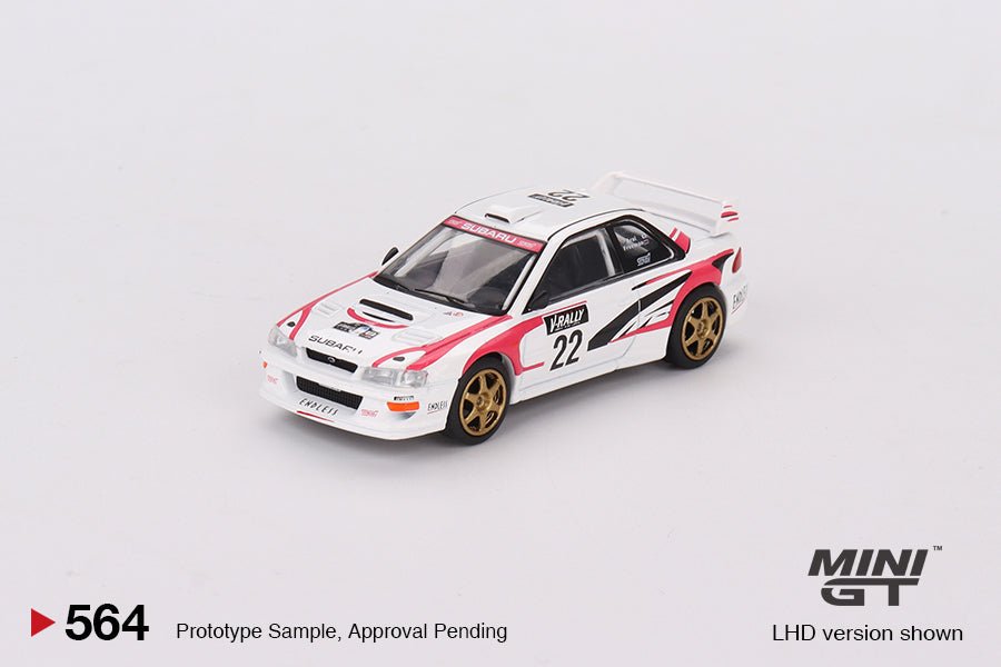 Mini GT 1:64 SUBARU Impreza WRC98 1999 Rally Tour de Corse #22