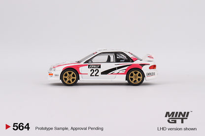 Mini GT 1:64 SUBARU Impreza WRC98 1999 Rally Tour de Corse #22