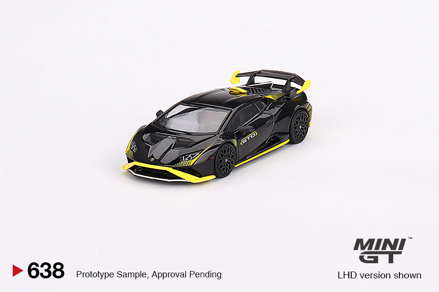 TSM Mini GT 1:64 Lamborghini Huracán STO Nero Noctis (RHD)