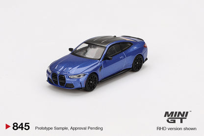 TSM Mini GT 1:64 BMW M4 Competition (G82) Portimao Blue RHD