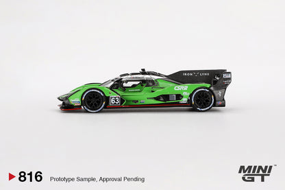 TSM Mini GT 1:64 Lamborghini SC63 #63 Iron Lynx 2024 IMSA Sebring 12 Hrs