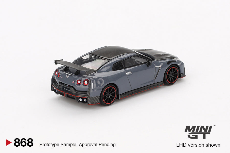 TSM Mini GT 1:64 Nissan GT-R Nismo 2024 NISMO Stealth Gray RHD
