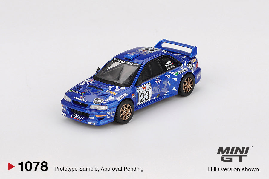 TSM Mini GT 1:64 Subaru Impreza WRC99 #23 2000 Acropolis Rally