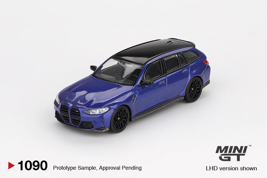 TSM Mini GT 1:64 BMW M3 Competition Touring Portimao Blue Metallic RHD