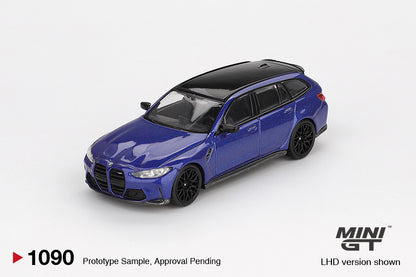 TSM Mini GT 1:64 BMW M3 Competition Touring Portimao Blue Metallic RHD