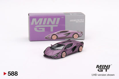 TSM Mini GT 1:64 Lamborghini Sian FKP 37 Matte Viola SE30 (LHD) HK Exclusive