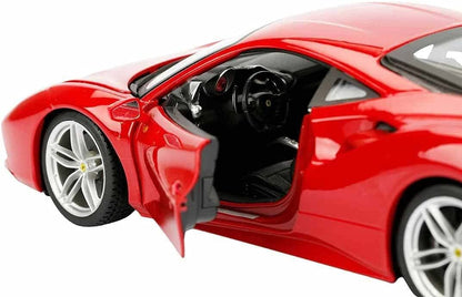 1:24 Ferrari 488 GTB Red Diecast Model Car