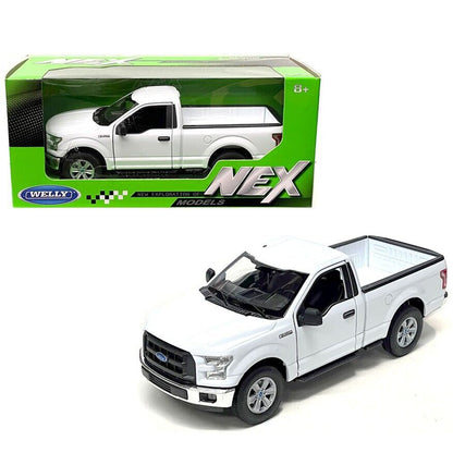 1:24 2015 Ford F-150 Regular Cab - White Diecast Model Car