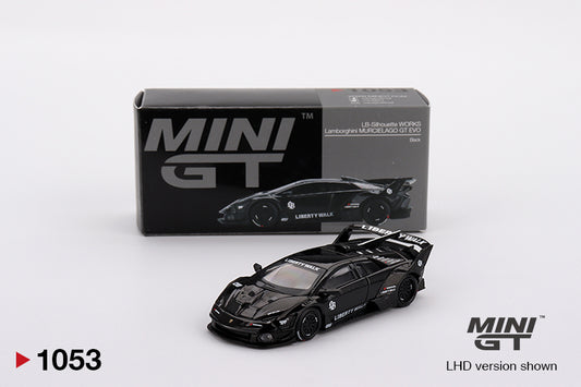 TSM Mini GT 1:64 Lamborghini LB-Silhouette WORKS MURCIELAGO GT Evo Black