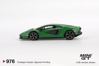 TSM Mini GT 1:64 Lamborghini Countach LPI 800-4 Verde Medio LHD