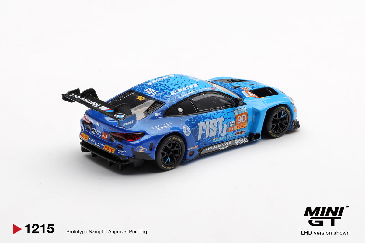 TSM Mini GT 1:64 BMW M4 GT3 EVO #90 FIST Team AAI 2025 China GT Diecast Model Car