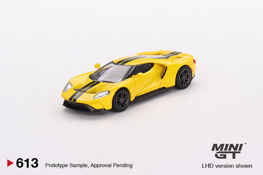 TSM Mini GT 1:64 Ford GT Triple Yellow