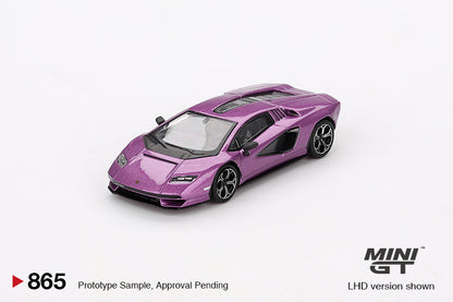 TSM Mini GT 1:64 Lamborghini Countach LPI 800-4 Viola 30th