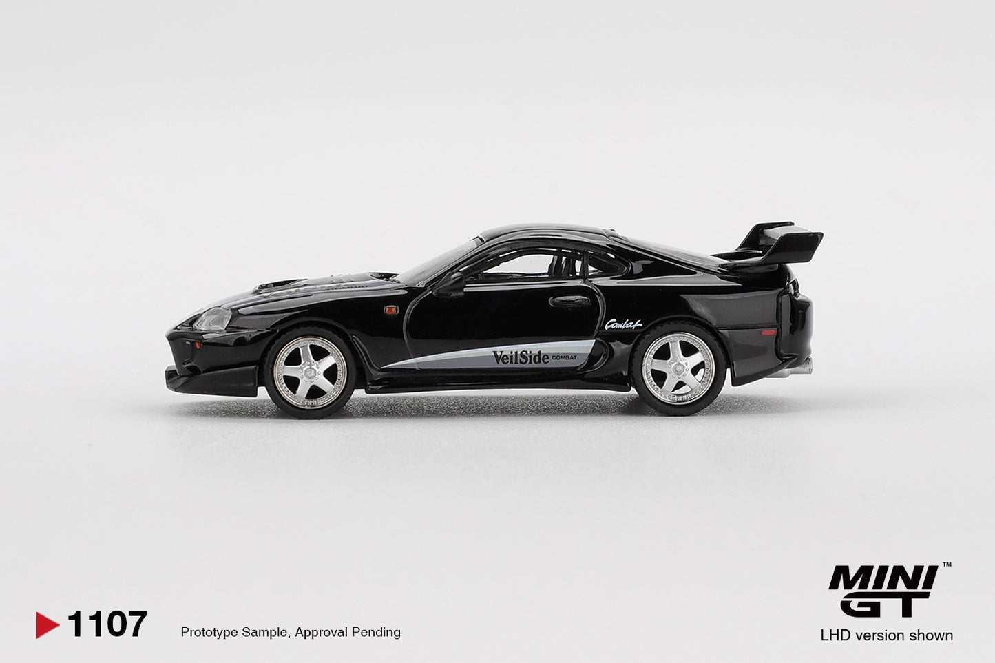 TSM Mini GT 1:64 Toyota Supra VeilSide Combat V-II Black RHD