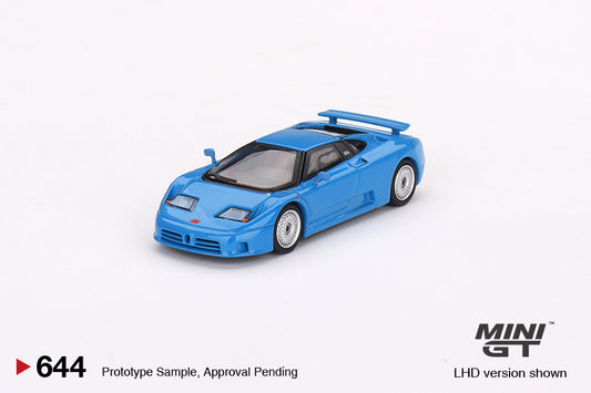 TSM Mini GT 1:64 Bugatti EB110 GT Blu Bugatti (LHD)