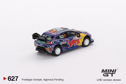 Mini GT 1:64 Ford Puma Rally1 #42 M-Sport Ford WRT 2022 Rally Italia Sardegna 2nd Place