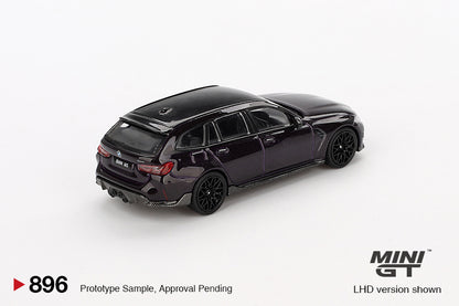 TSM Mini GT 1:64 BMW M3 M Performance Touring Daytona Violet (RHD)