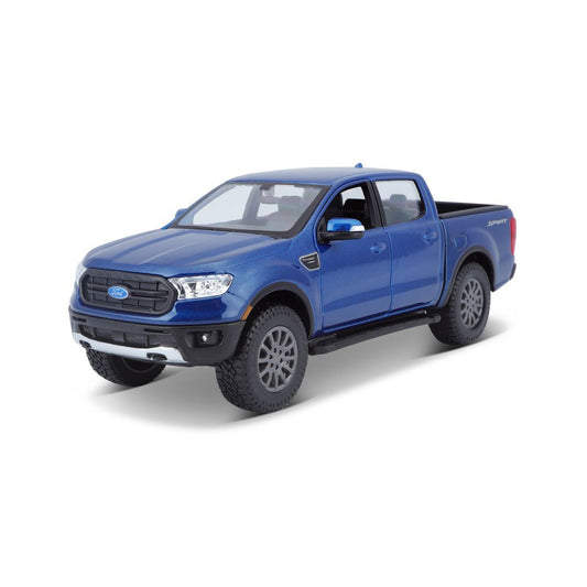 1:27 2019 Ford Ranger Blue Diecast Model Car