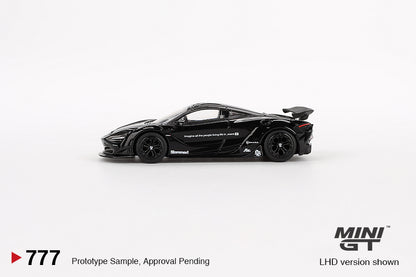 TSM Mini GT 1:64 McLaren 720S LB★Works Black RHD