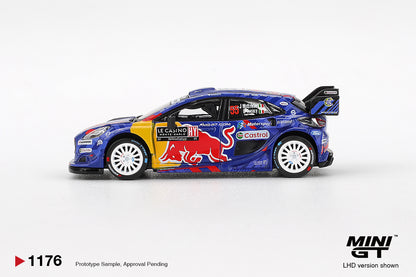 Mini GT 1:64 Ford Puma Rally1 #55 M-Sport Ford WRT 2025 Rally Monte-Carlo Diecast Model Car