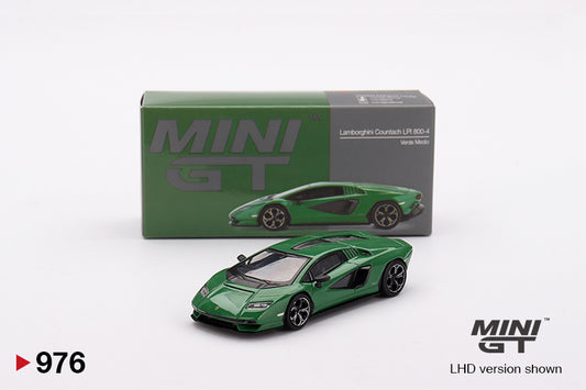 TSM Mini GT 1:64 Lamborghini Countach LPI 800-4 Verde Medio LHD