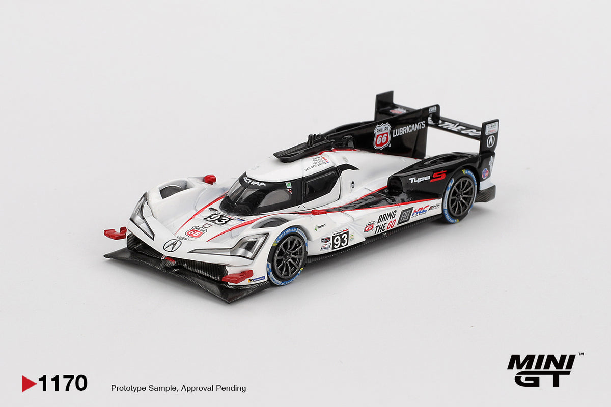 TSM Mini GT 1:64 Acura ARX-06 GTP #93 Acura Meyer Shank Racing 2025 IMSA Daytona 24 Hrs