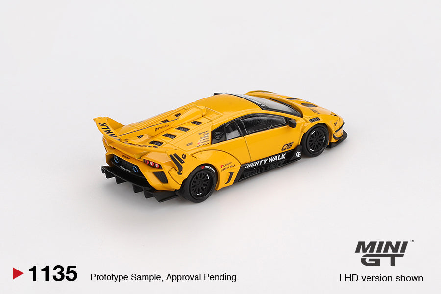 TSM Mini GT 1:64 Lamborghini LB-Silhouette WORKS MURCIELAGO GT Evo Yellow